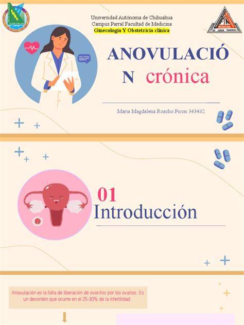 Diagrama de las causas de la anovulación según la clasificación de la OMS