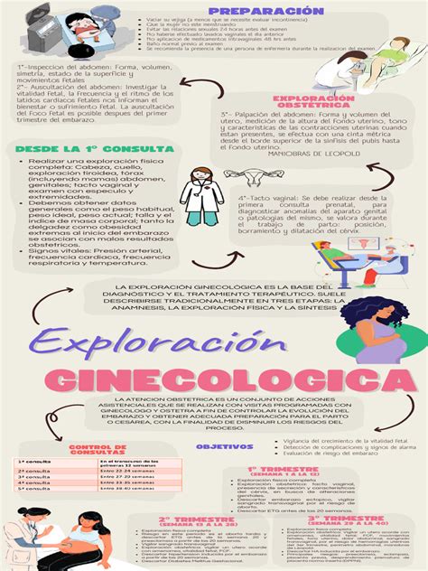 Infografía sobre los pasos previos a una consulta ginecológica para una mejor atención