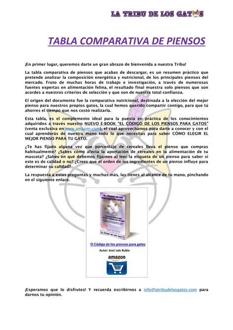 comparativa de la composición nutricional de piensos para gatitos y gatas gestantes