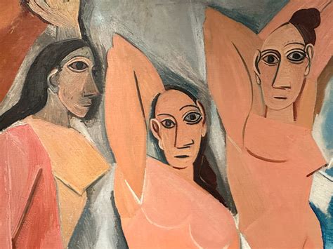 Pablo Picasso: Las señoritas de Avignon. 1907. Óleo sobre lienzo.