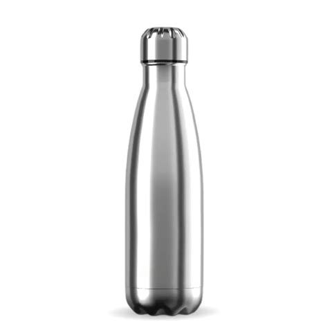 Botella térmica de acero inoxidable Suavinex con tapa de rosca.