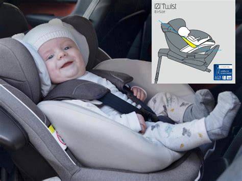 Esquema de las diferentes configuraciones de una silla de coche grupo 0/1/2/3 mostrando cómo se adapta al crecimiento del niño.