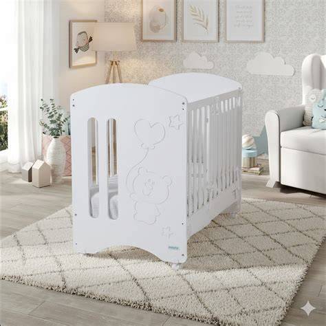 Cuna Micuna Dido Blanca con ropa de cama