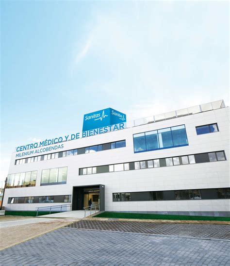 Esquema de las instalaciones del Centro Médico Milenium Alcobendas destacando las áreas de consulta y laboratorio.