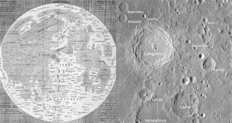 Mapa de la Luna señalando la ubicación del Mare Fecunditatis en la mitad derecha del disco lunar