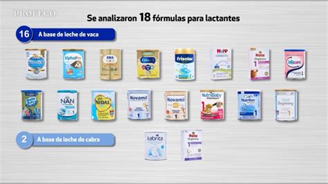 Infografía sobre los ingredientes clave de la leche de fórmula