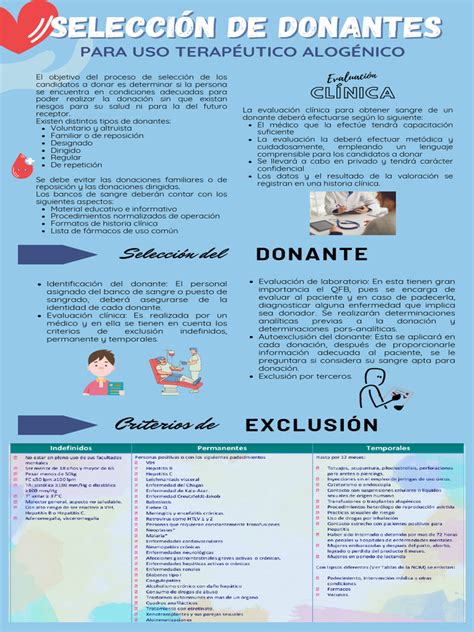 Infografía sobre los criterios de selección médica para donantes de óvulos