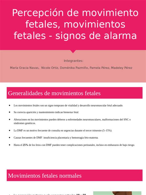 Cronología gráfica de la percepción de movimientos fetales durante el embarazo, destacando el posible retraso con placenta anterior.
