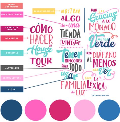 Muestra de diversos diseños de chupetes con tipografías y colores personalizados.
