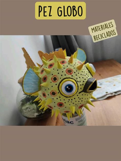 Diseño de pez globo con chupete para bebés