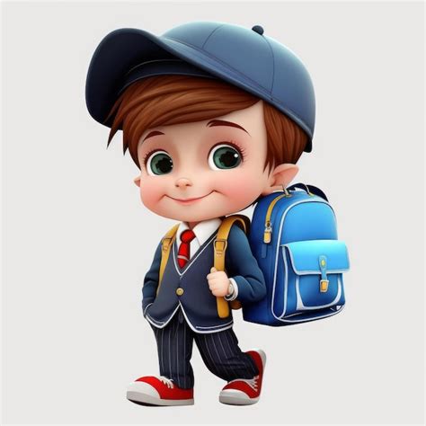 Imagen de un niño feliz con una mochila Tuc Tuc colorida.