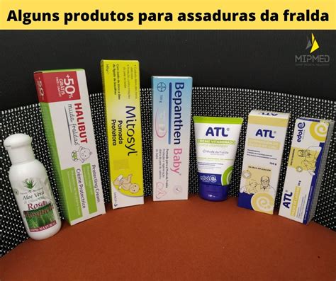 Sequência de imagens mostrando os passos de tratamento da dermatite de fralda: troca de fralda, limpeza suave, aplicação de pomada protetora e tempo sem fralda.