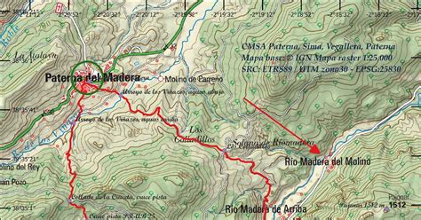 Mapa de Paterna con la ruta del trenecito lanzadera y la ubicación del Parking Los Naranjos