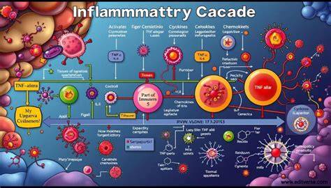 Esquema de la cascada inflamatoria y efectos sistémicos de la embolia de líquido amniótico