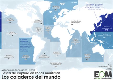 Mapa mostrando las zonas de pesca sostenible en el Océano Pacífico de México