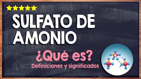 Infografía: Reacción química de formación del sulfato de amonio