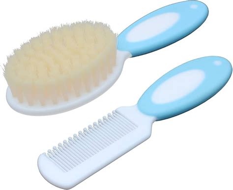 Productos para el cabello de bebé y peine de cerdas suaves