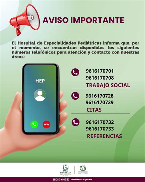 Diagrama mostrando las diferentes especialidades pediátricas disponibles en el hospital.