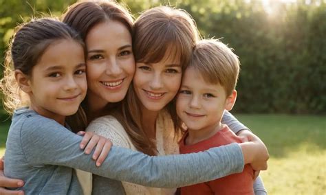 fotografía de una familia o de un padre/madre con hijos que representa la conciliación o el apoyo familiar