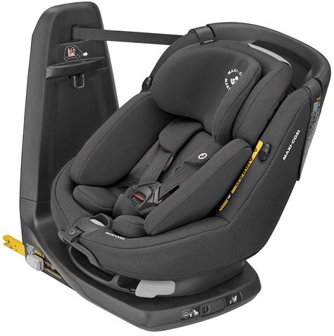 Esquema de la silla de coche Maxi-Cosi AxissFix Air con los puntos de despliegue de los airbags