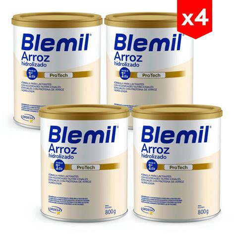 Foto de los envases de Blemil Plus 1 arroz y Blemil Plus 2 arroz