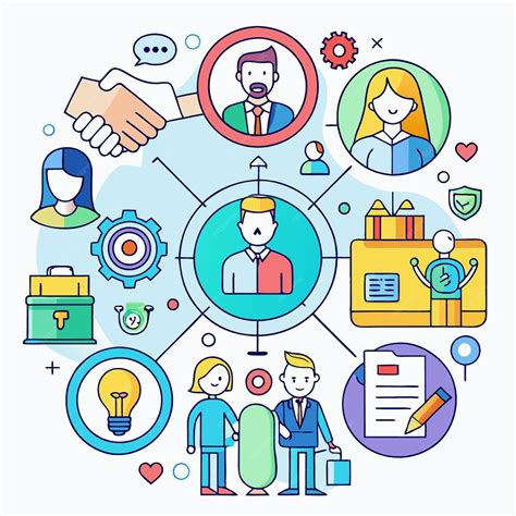 infografía con iconos representando flexibilidad, comunicación, responsabilidad, puntualidad y productividad