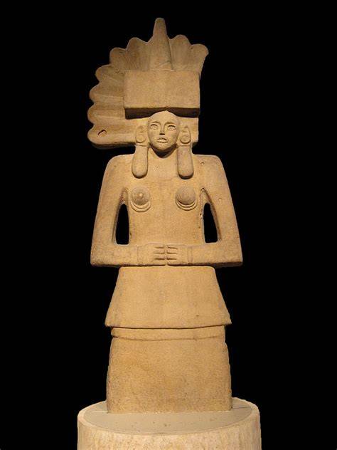 Representación artística de la diosa azteca Toci