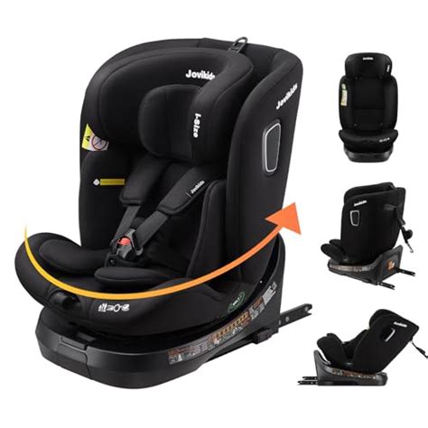 Silla de coche Jovikids I-Size con sistema giratorio 360 y anclaje ISOFIX