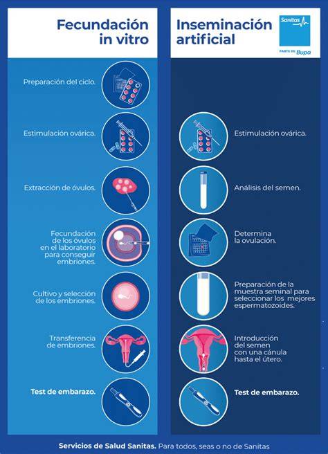 Infografía comparativa de costes según tratamiento: Inseminación Artificial vs Fecundación In Vitro (FIV).