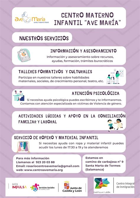 Infografía general de los servicios Materno-Infantiles del hospital