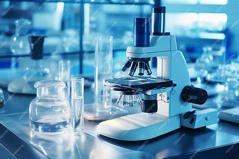 Foto de microscopio en laboratorio de FIV