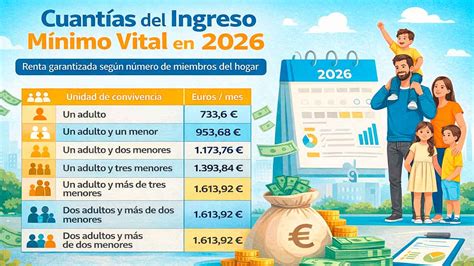 Tabla de cuantías para familias numerosas y con discapacidad