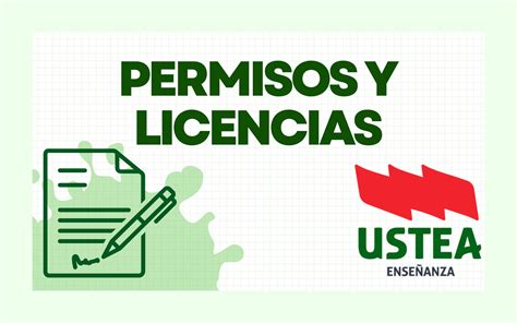 Esquema de la estructura de permisos y licencias para docentes