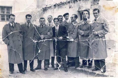 Foto histórica de dos caballeros, uno de ellos Faustino Zapatero Ballesteros
