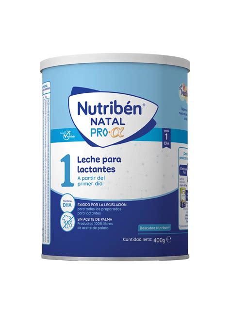 Ingredientes detallados de la leche Nutriben Continuación 6-12 meses en una infografía clara.