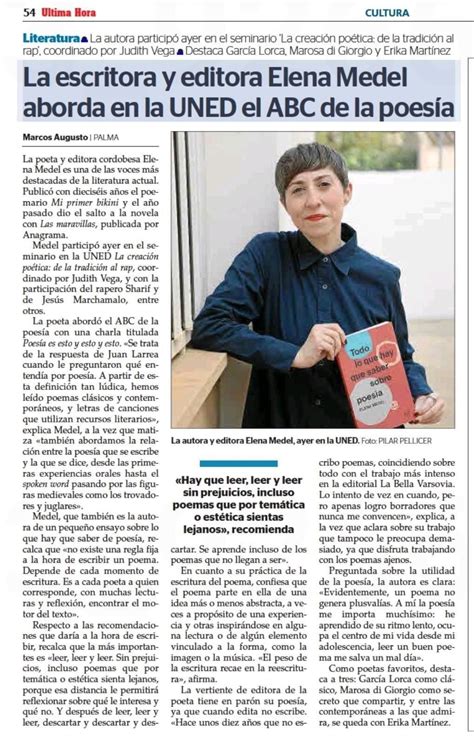 Retrato fotográfico de la escritora Elena Medel