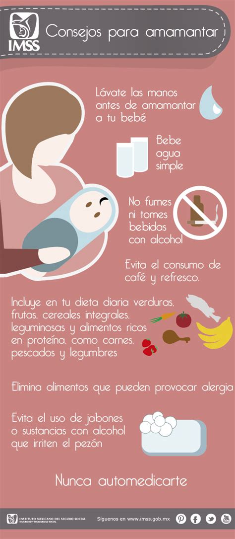 Infografía sobre consejos para amamantar durante el calor