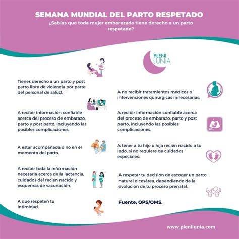 Infografía sobre el Programa de Parto Respetado o la toma de decisiones compartida en obstetricia.