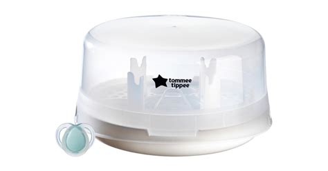 Esterilizador de biberones Tommee Tippee Closer To Nature Micro-steam en uso