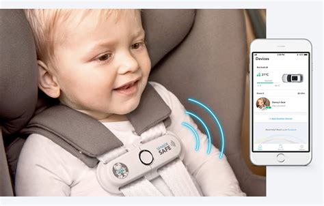 infografía sobre Cybex SensorSafe y sus funciones de monitoreo