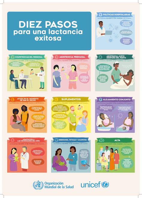 Esquema de los Diez Pasos para una Lactancia Exitosa de la Iniciativa Hospital Amigo del Niño