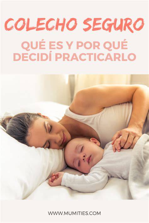 infografía comparando el colecho seguro en cuna adosada frente a compartir la misma cama