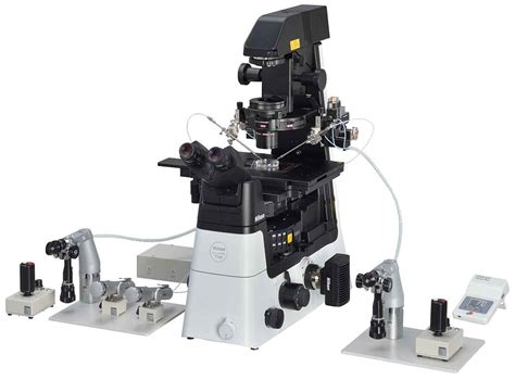 Microscopio de alta magnificación con sistema de micromanipulación para IMSI