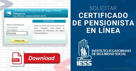 Infografía paso a paso para descargar el certificado de pensionista desde la Sede Electrónica.
