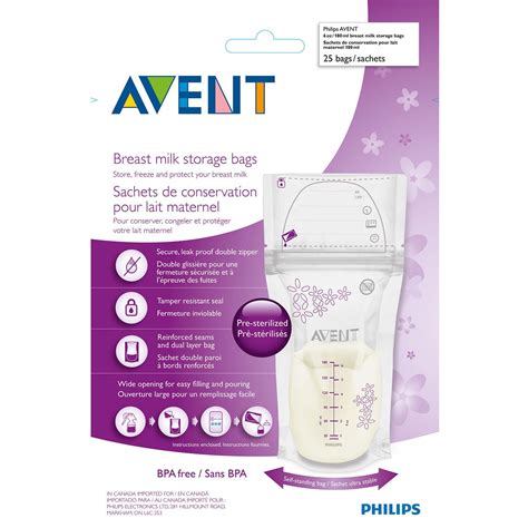 Foto de bolsas de almacenamiento de leche materna Philips Avent