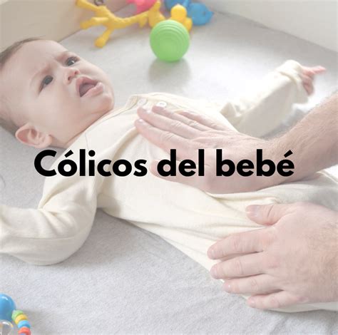 Infografía mostrando la postura característica del bebé con cólicos (piernas flexionadas hacia el pecho).