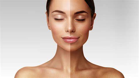 Infografía comparativa: Bronceado natural mediante exposición solar vs. bronceado cosmético con DHA
