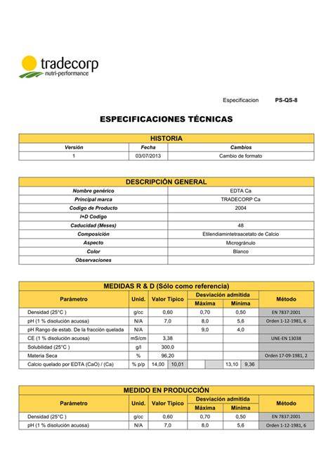 Tabla detallada con las características técnicas de cada modelo de la gama Dodot