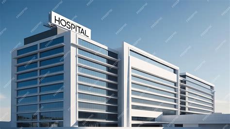 Foto exterior de un moderno centro de salud
