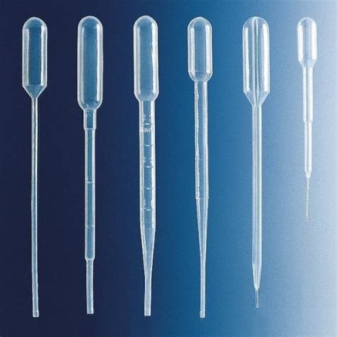 Ilustración comparativa de diferentes tipos de pipetas: Pasteur, serológica, volumétrica.
